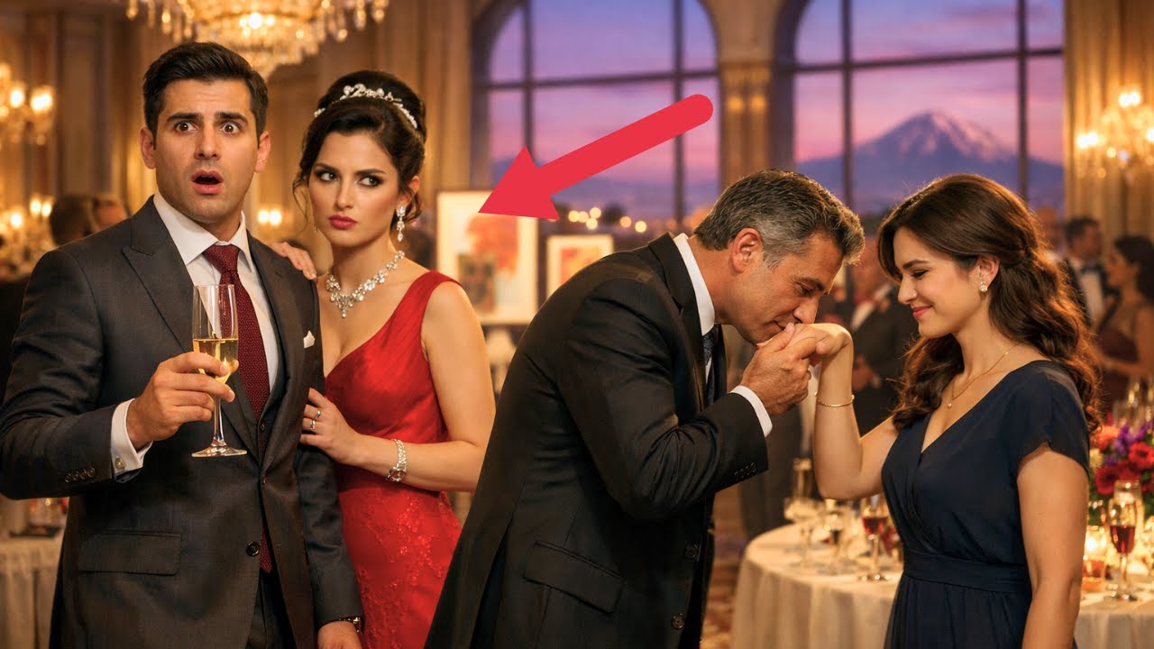 Նա իր նոր կնոջը բերեց երեկույթին և սառեց, երբ միլիարդատերը համբուրեց իր խեղճ նախկին ընկերուհուն