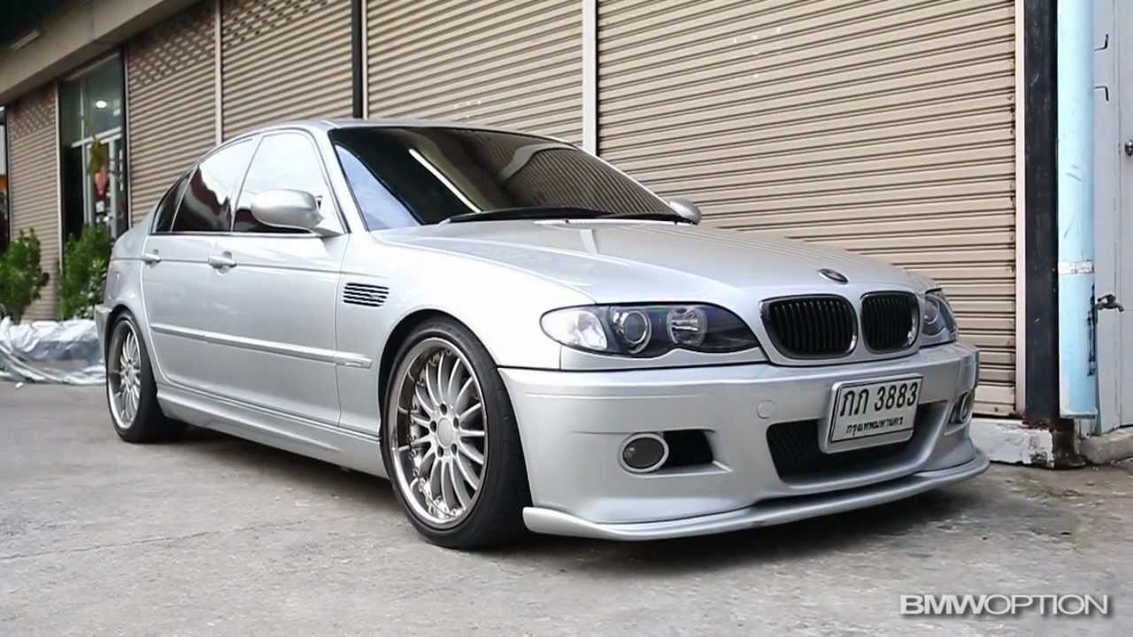 BMWOPTION : E46 M3 Body Kit with Hamann lip & CSL Carbon Diffuser - YouTube