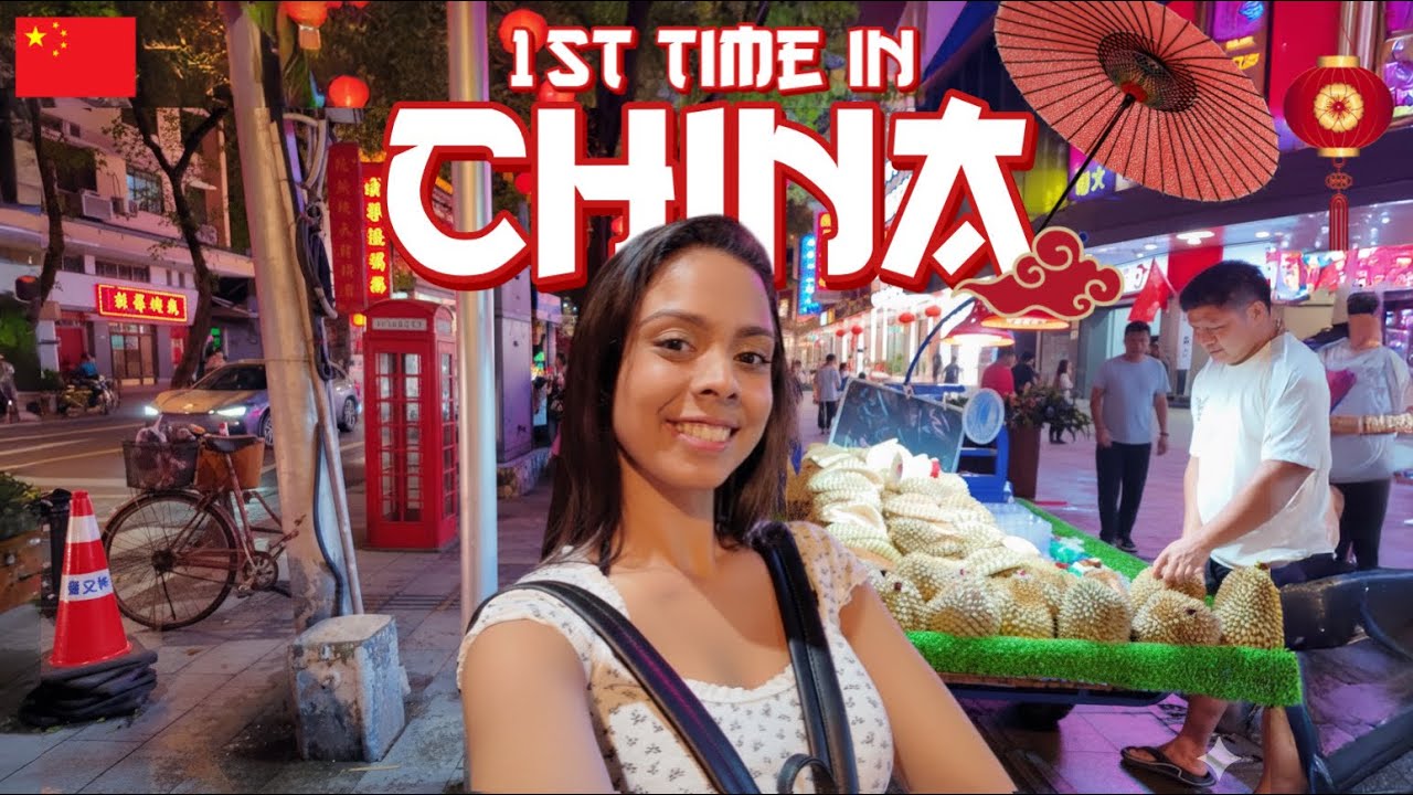 මම පළවෙනි පාරට China  ගියා 🇨🇳🐉| Guangzhou City එකේ රවුමක් 🌆 | සිංහල Vlog 💕