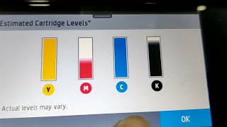 HP PageWide Pro 477dw MFP inks cartridge error Non HP Chip or inks level error reset