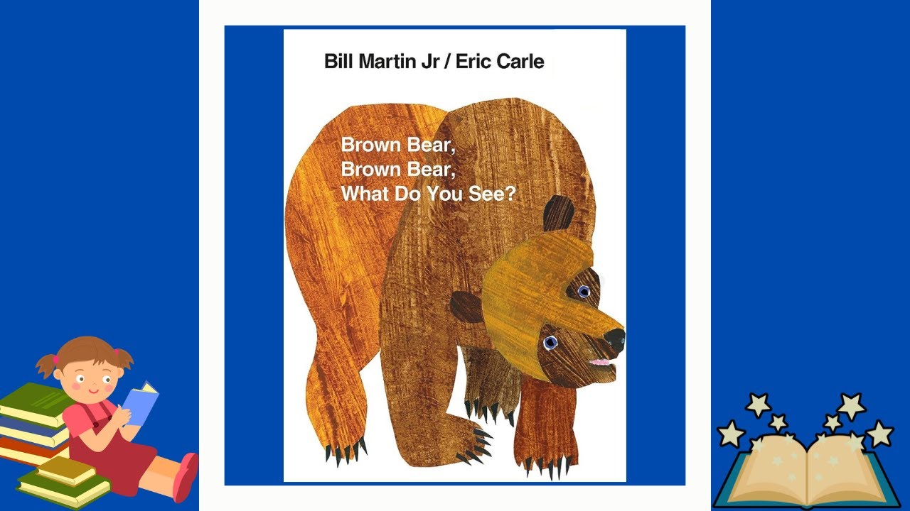 What do you see brown bear? | aloud reading kids book | reading - YouTube