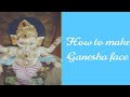 How to make ganesha face very easy magical tree creations