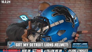 My @greengridiron Detroit Lions Helmet CAME!!!