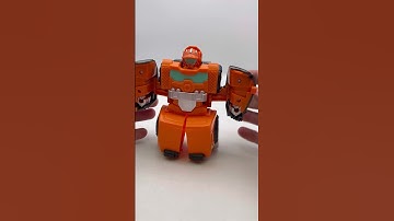 Transformers Rescue Bots Academy WEDGE Construction Bot Cement Truck How does it work? #shorts