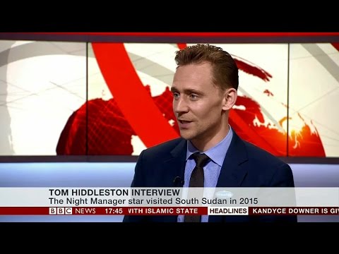 Tom Hiddleston Interview on BBC News - May 4, 2016 - YouTube