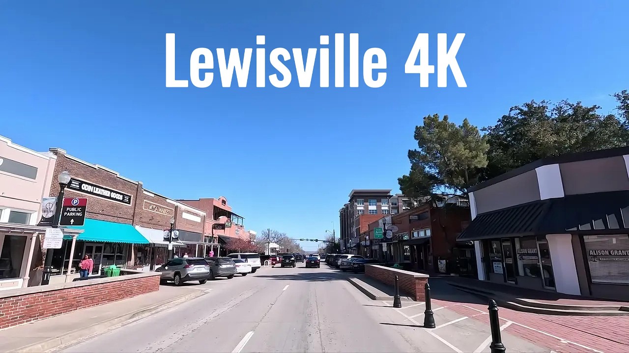 Lewisville Texas 4K - Open Roads & Urban Charm