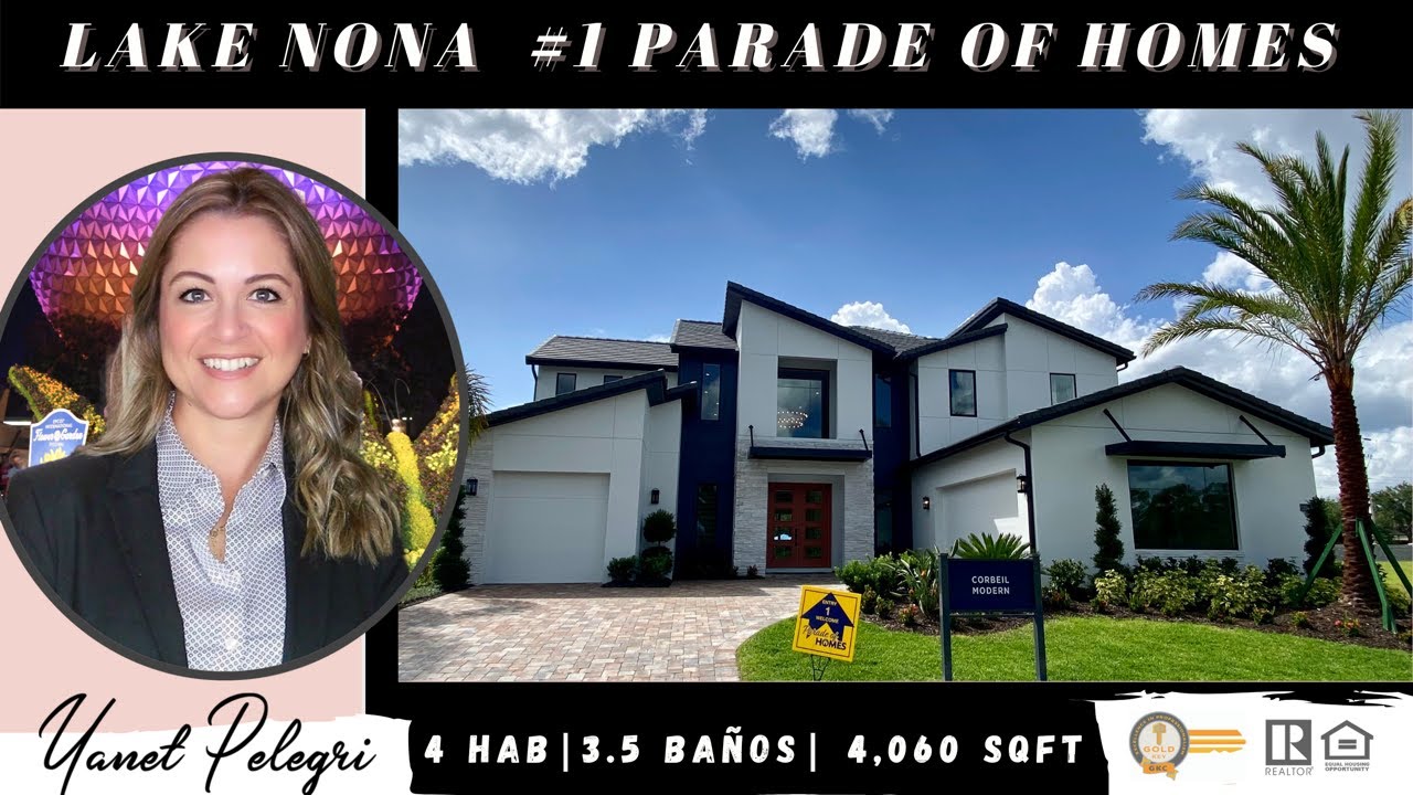 CASA MODELO CORBEIL 1 PARADE OF HOMES ORLANDO 2021 LAKE NONA YouTube