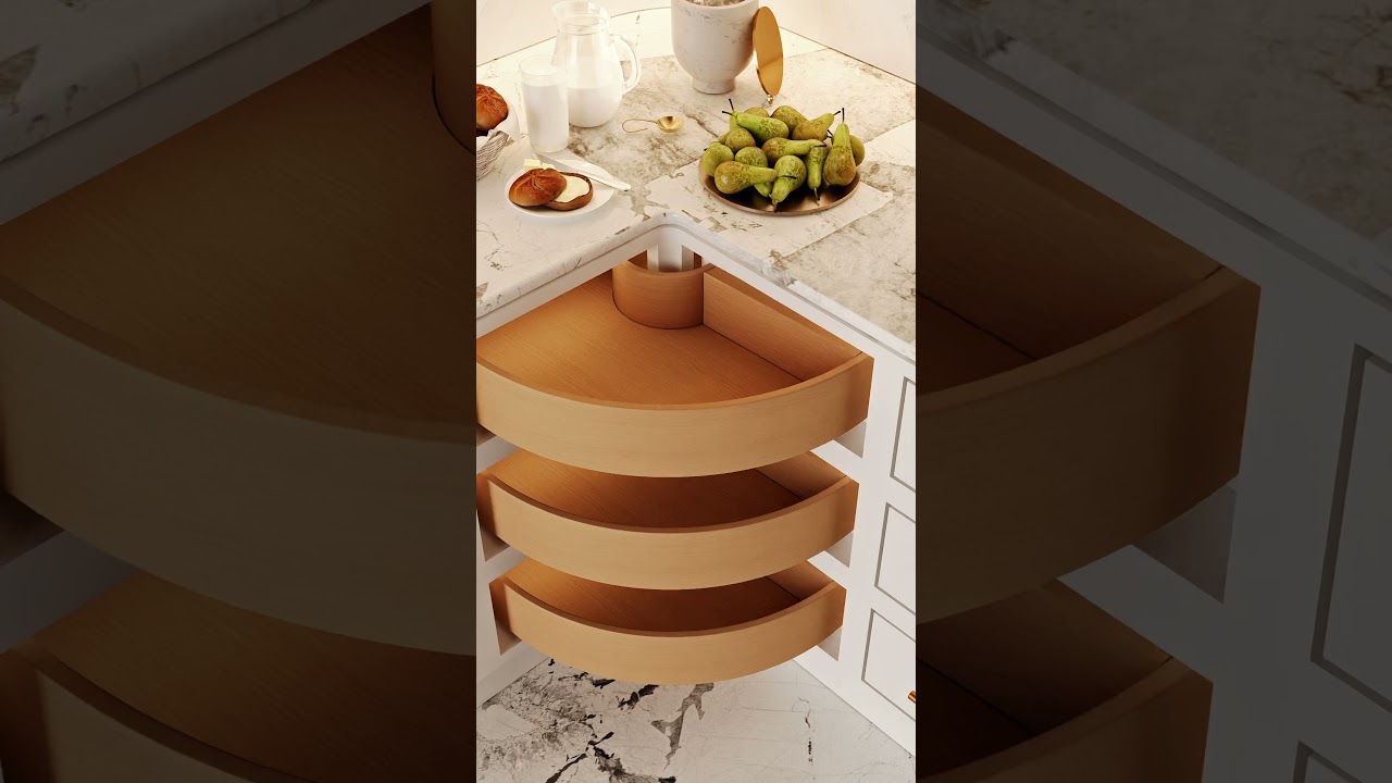 Revolutionary Infinity Corner Cabinet | 40% More Storage!