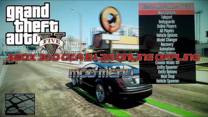 Xbox 360 GTA 5 1.26 Online/Offline Mod Menu 