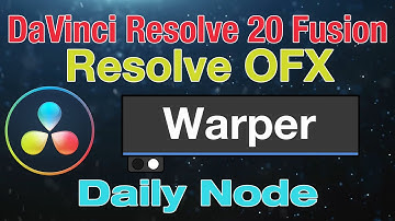 DaVinci Resolve 20 Fusion Warper OFX-knooppunt