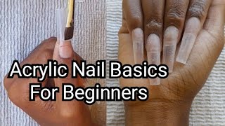 How To Do Acrylic Nails For Beginners | Acrylic Nail Tutorial