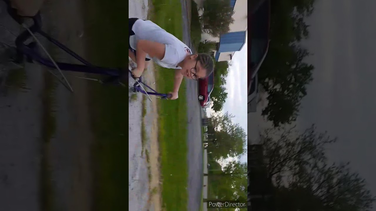 riding a bike with no hands