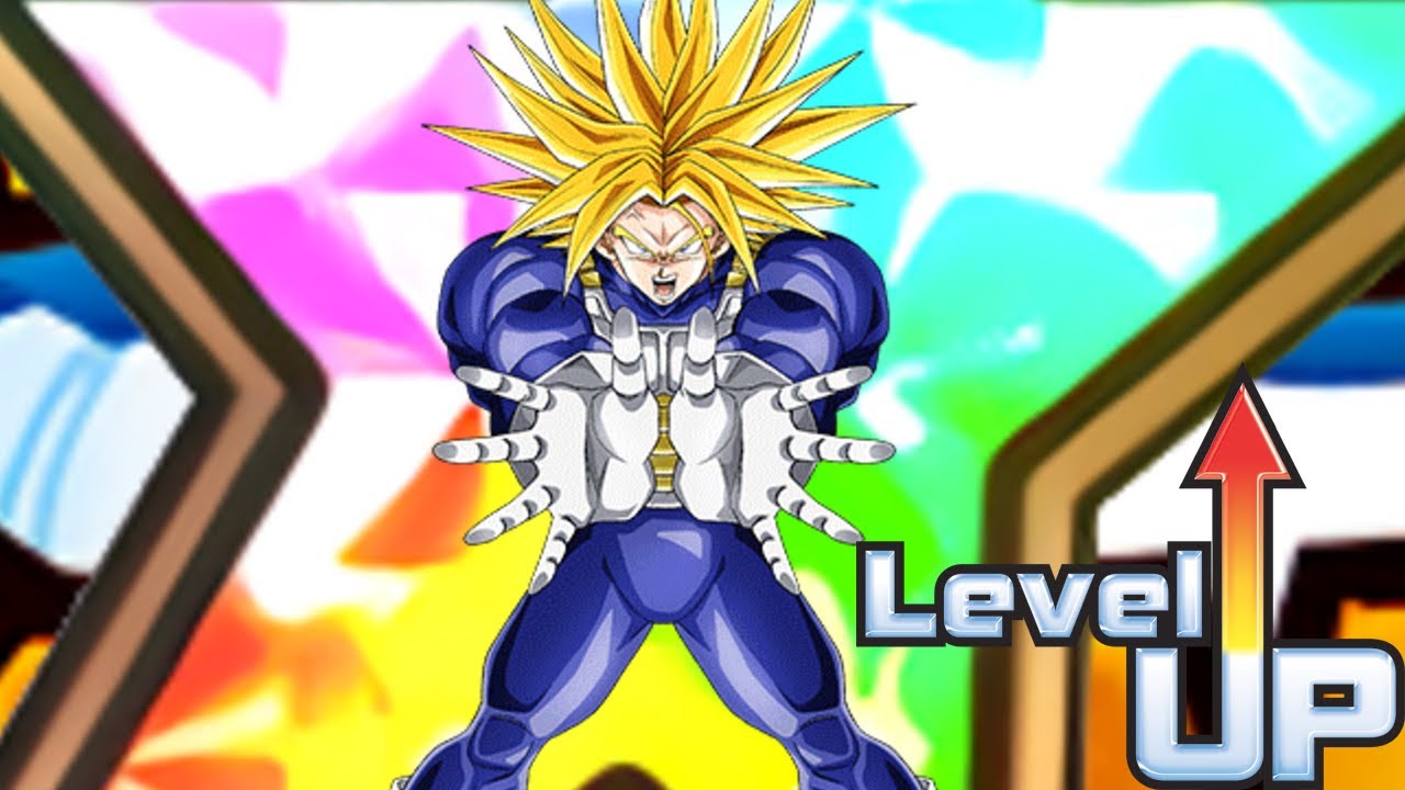 BEFORE HIS EZA 100 PHY SUPER TRUNKS LEVEL 10 LINKS DRAGONBALLZ DOKKAN
