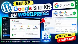 🚀 Google Site Kit WordPress Setup: Connect Search Console & Submit Sitemap. #seo #sitekit #wordpress