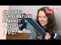 Catch Up on Your Crochet Temperature Blanket with Me!
