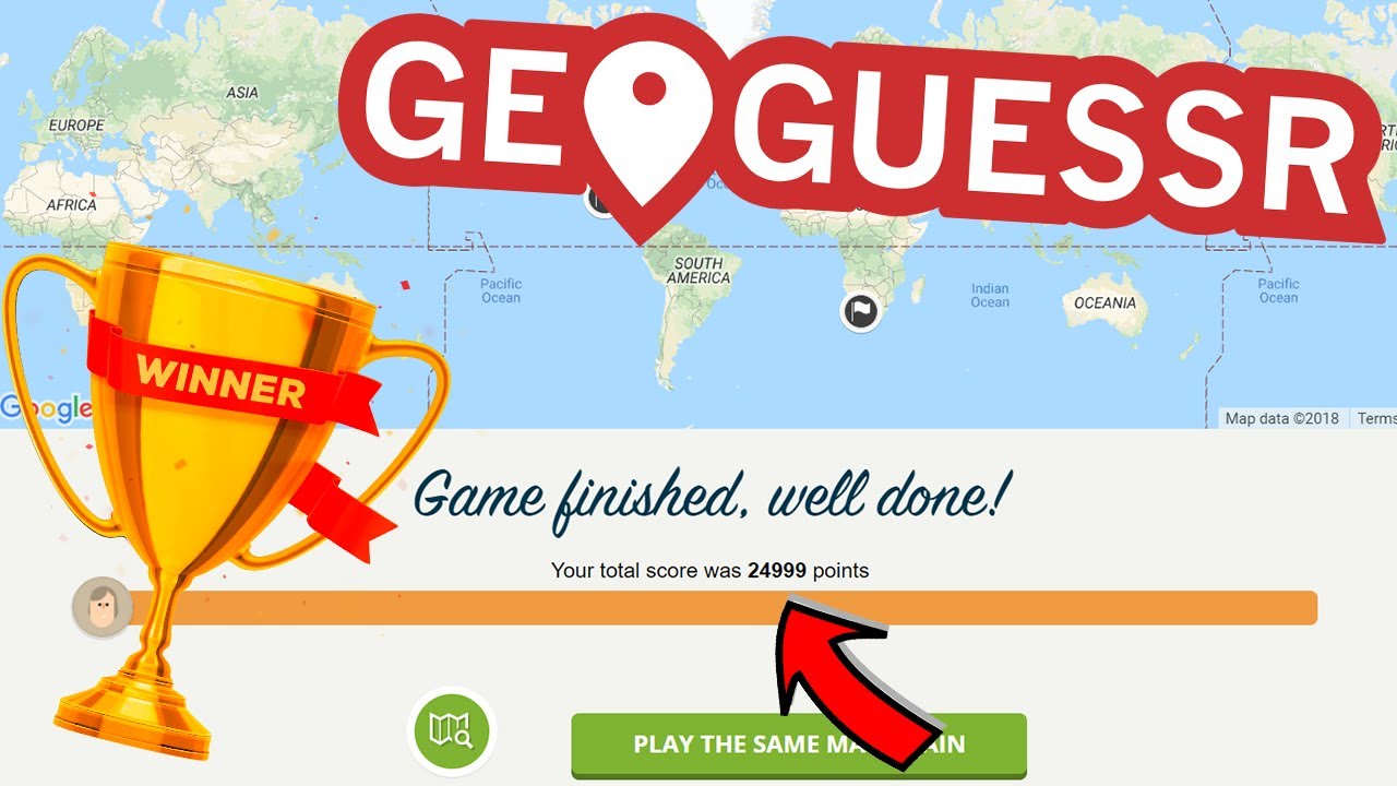 The BEST SCORE EVER for a FIRST TIME player in Geoguessr? - YouTube
