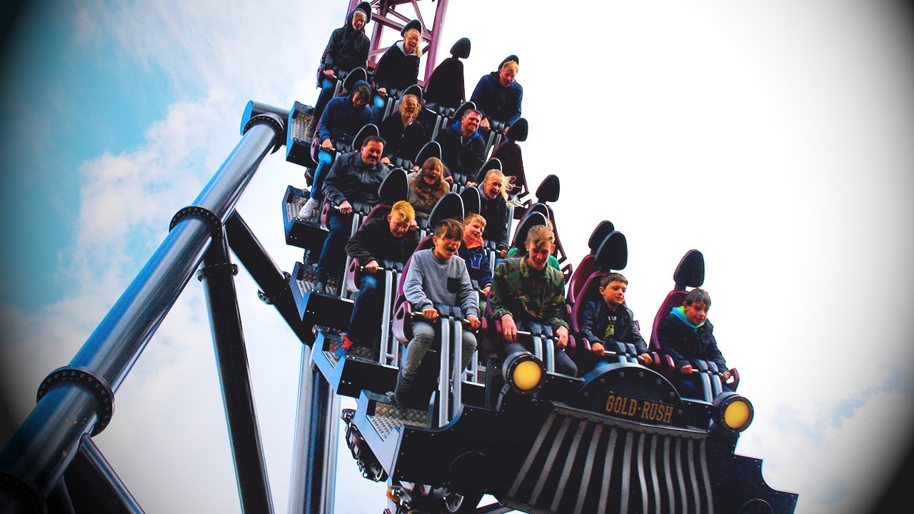 GOLD RUSH Slagharen THE OffRide Triple Launch Coaster neu 2017