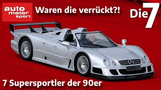 Waren die verrückt?! 7 Supersportler der 90er I auto motor und sport