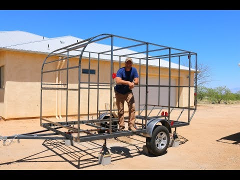How to Build a DIY Travel Trailer -  The Frame  (part 1)