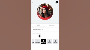 Profile picture maker with custom text.