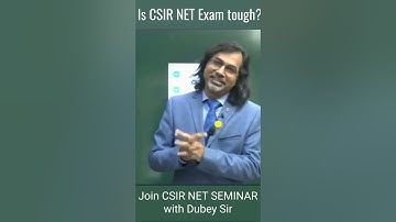 Is CSIR NET Exam tough? Learn NET-JRF Maths Exam Strategy with Dubey Sir