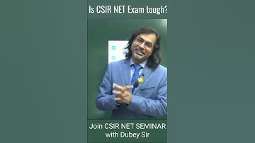 Is CSIR NET Exam tough? Learn NET-JRF Maths Exam Strategy with Dubey Sir
