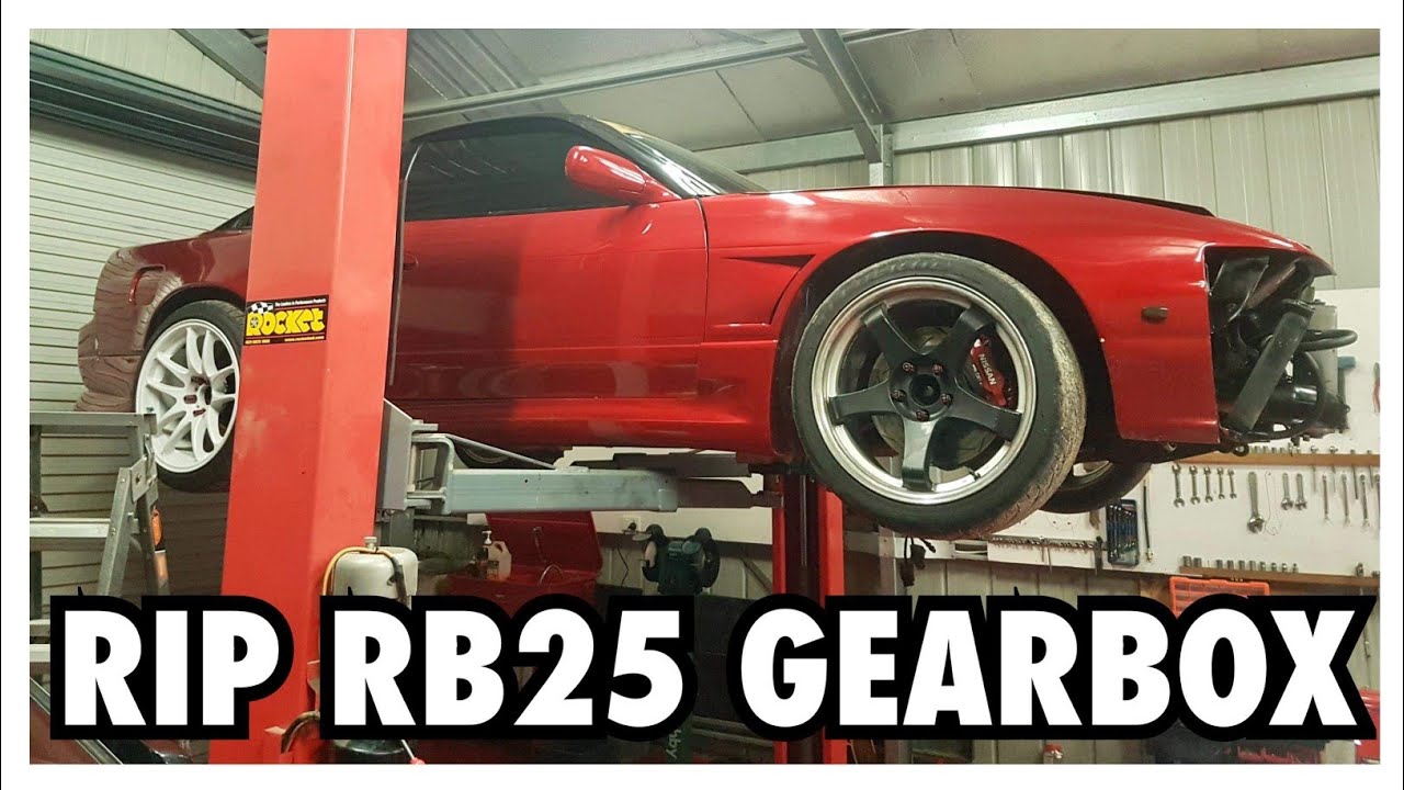 RIP RB25 GEARBOX II How to remove RB Box from 180sx YouTube