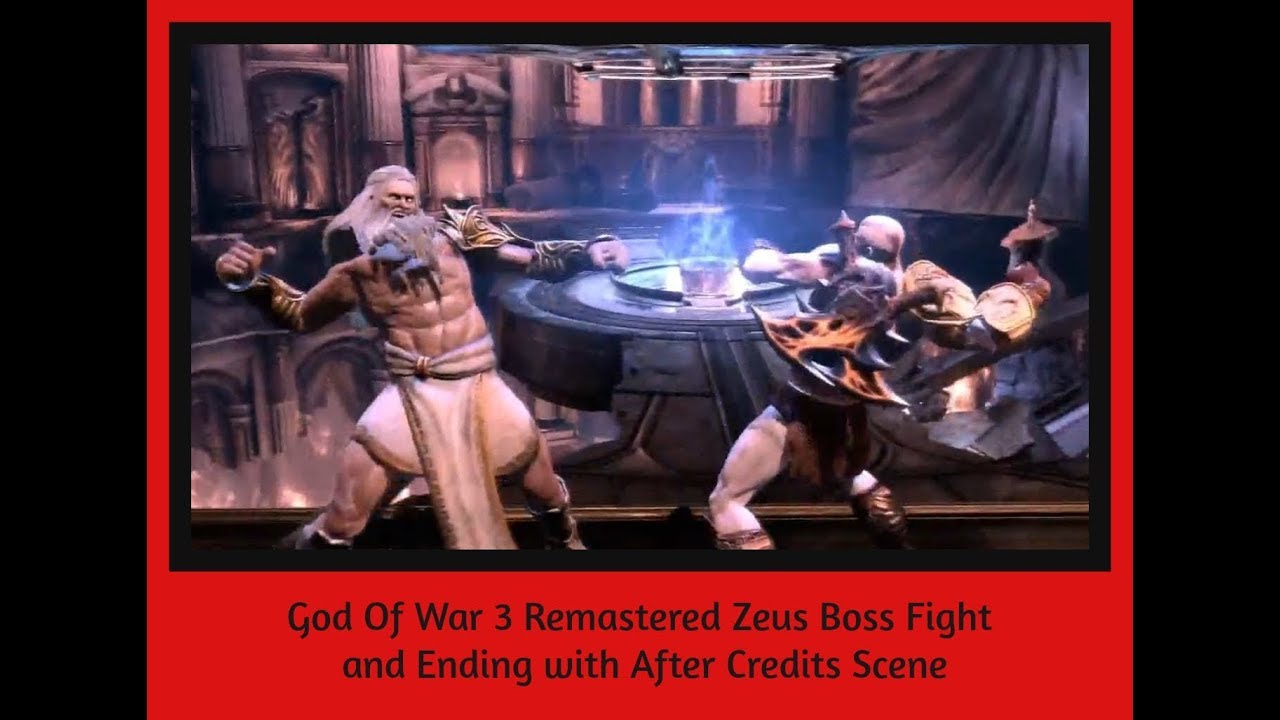 How Kratos Is Still Alive Ps4 God Of War 3 Remastered Zeus Boss