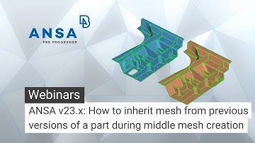 ANSA v23.x: How to inherit mesh from previous versions of a part during middle mesh creation
