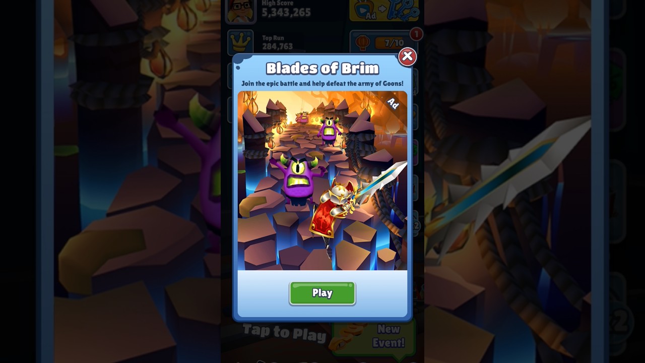 Subway Surfers Blades of Brim. 