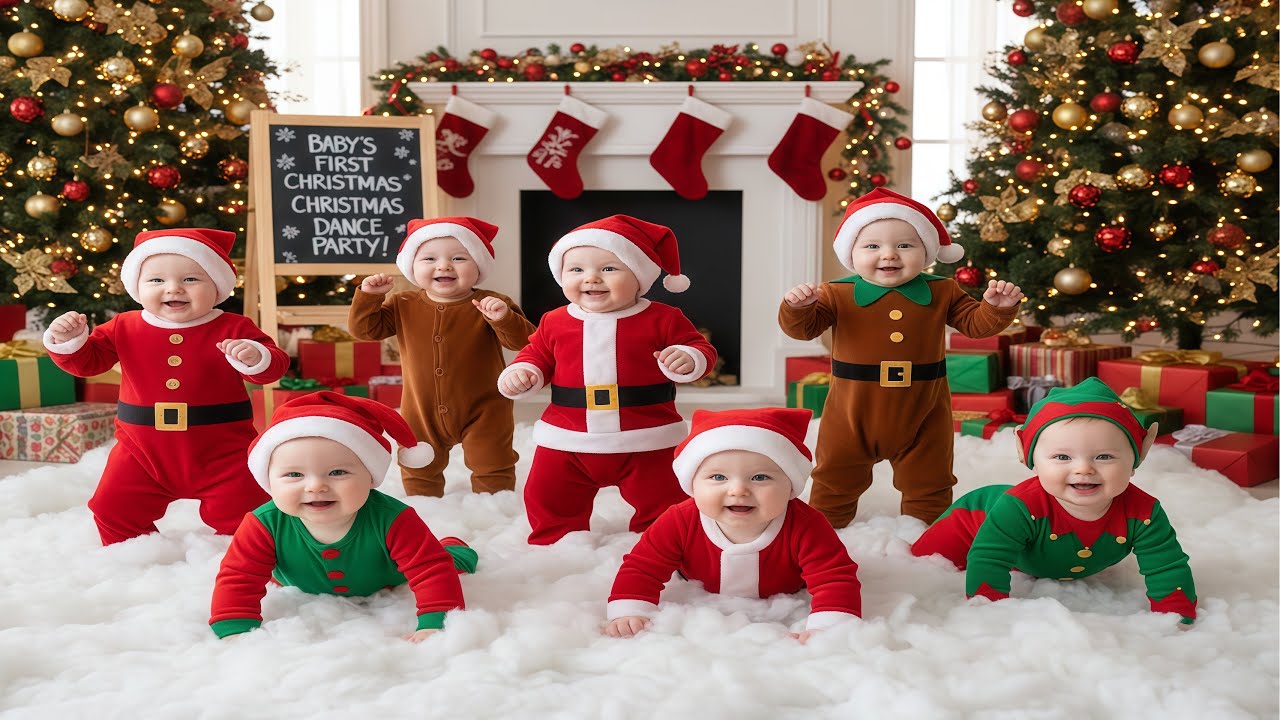 Baby Dance Christmas Song 2026 | Jingle Bells & Holiday Cheer | Smiley Songs