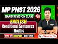 PNST English Class 2026 | Conditional Sentences & Modals MCQ + PYQ Rapid Revision Class | GKM Indore