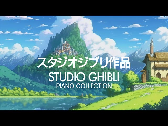 1 hour of Studio Ghibli | Relaxing Piano Music (relax, study, sleep) class=