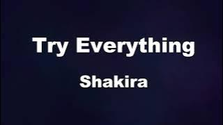 Karaoke♬ Try Everything (From 