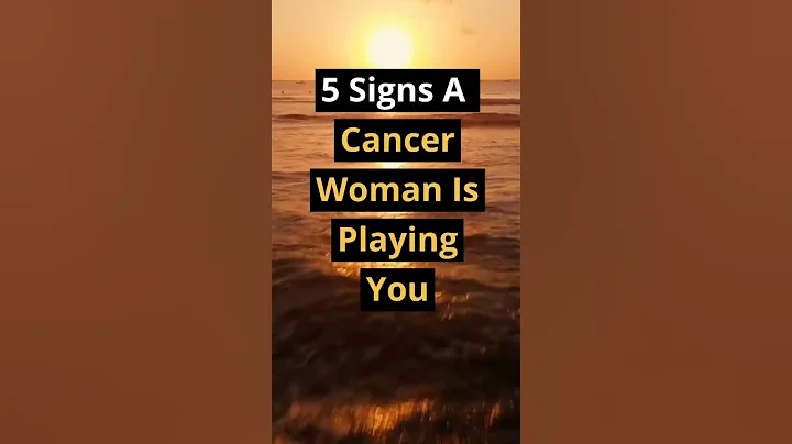 5 Signs A Cancer Woman is Playing You! #zodiac #dating #shorts