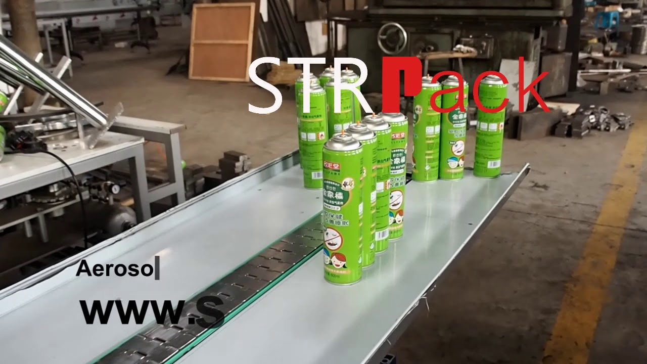 Aerosol Filling Lines - Aerosol Filling Machine - YouTube