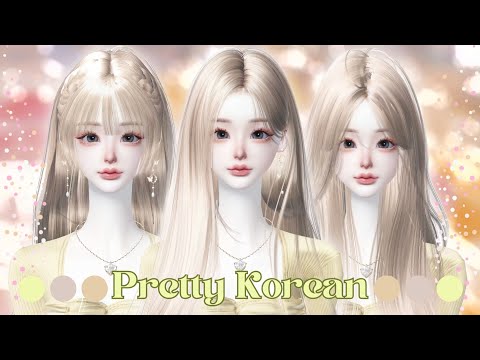 Zepeto Face Tutorial Pretty Korean Girl Face | Oplas Zepeto Girl | Zepeto Girl Face Tutorial