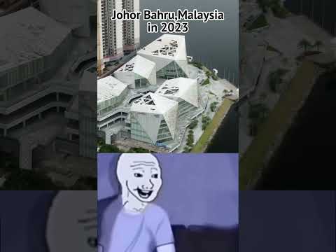 Johor Bahru,Malaysia in 2023 and 1930 #shorts #malaysia #viral #meme