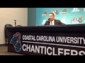 Auburn coach Bruce Pearl reacts to narrow win over Coastal Carolina
