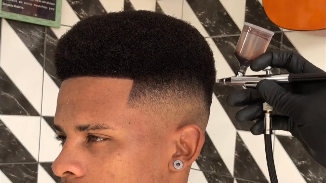 corte de cabelo masculino degrade e pigmentação