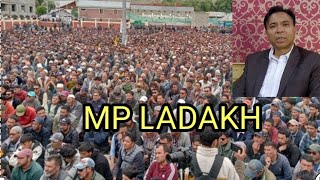 Hanifa Jan addressed a huge gathering at Hussaini Park after landslide victory