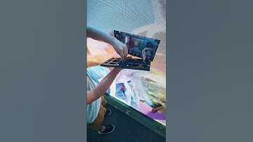 This LED screen is under maintenance. #leddisplayscreen  #ledmodules  #eagerled   #ledvideowall
