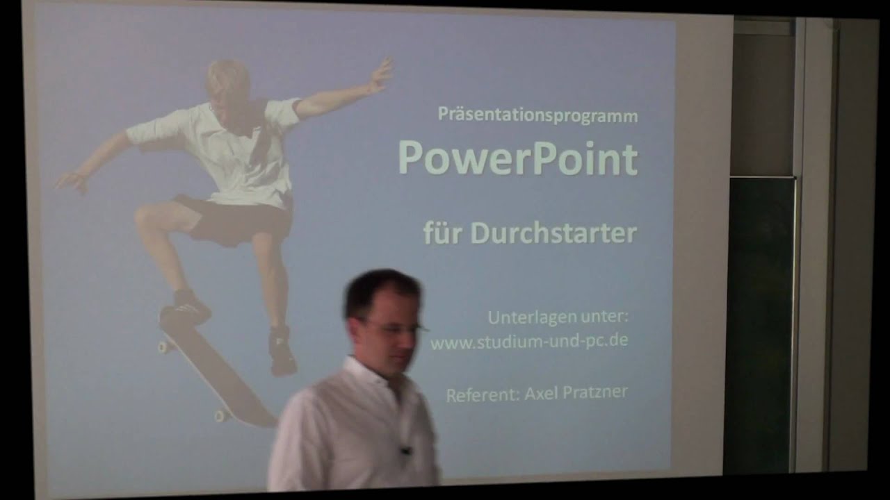 Powerpoint Prasentation Erstellen Aufbau Powerpoint Und Erste Seite Youtube