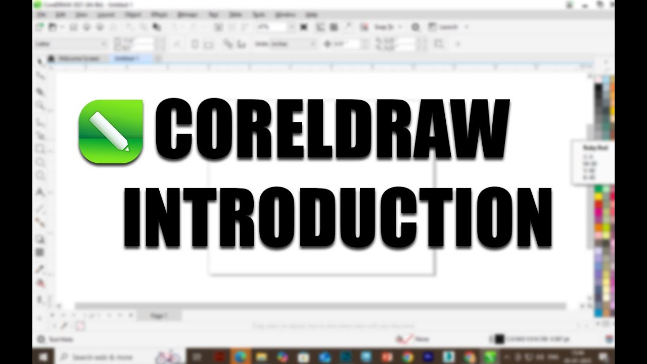CORELDRAW INTRODUCTION|#coreldrawtutorial |#coreldrawtutorialhindi |# ...
