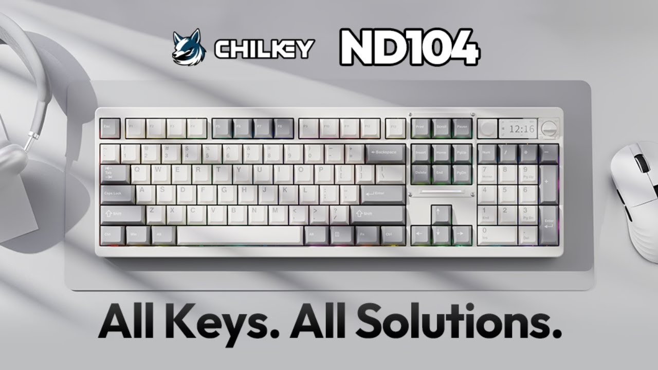 Chilkey ND104｜ワークとプレイを両立する104キーフルアルミニウム機械