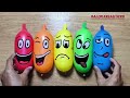 FUNNY BALLOONS!!! Making GLOSSY SLIME!! Satisfying Slime Video