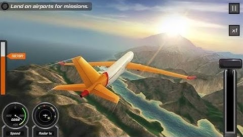 Flight Pilot Simulator 3D Free ↑↓ Android Gameplay HD