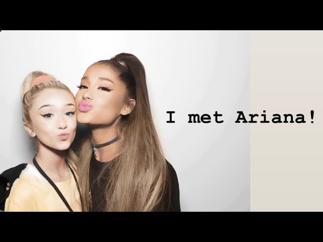 Emery Bingham Meets Ariana Grande Sweetener Thank U Next