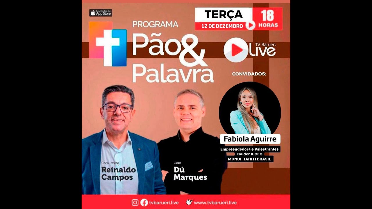 Fabiola Aguirre| Pão & Palavra – 12/12/2023