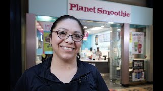 Introducing PLANET SMOOTHIE at Gaviidae Common and MARICELA GALLARZO!